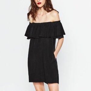 ZARA OFF THE SHOULDER DRESS